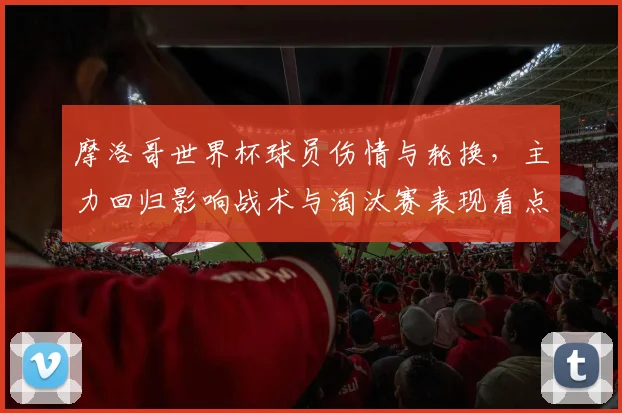 摩洛哥世界杯球员伤情与轮换，主力回归影响战术与淘汰赛表现看点
