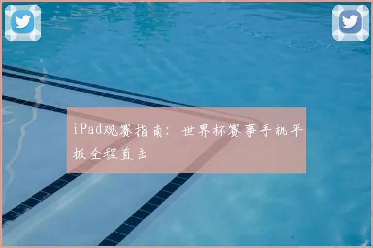 iPad观赛指南:世界杯赛事手机平板全程直击