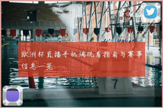 欧洲杯直播手机端观看指南与赛事信息一览